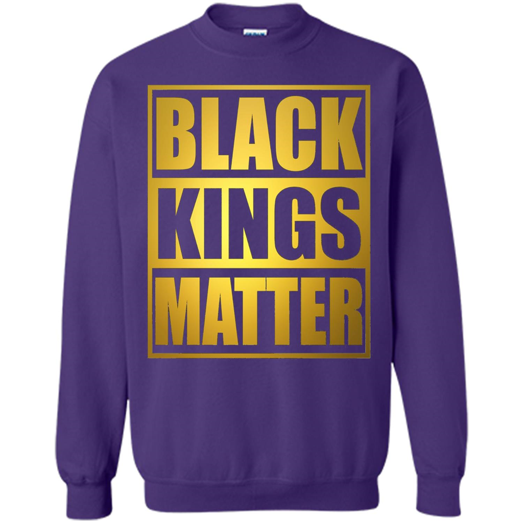 Black Kings Matter T-shirt Purple
