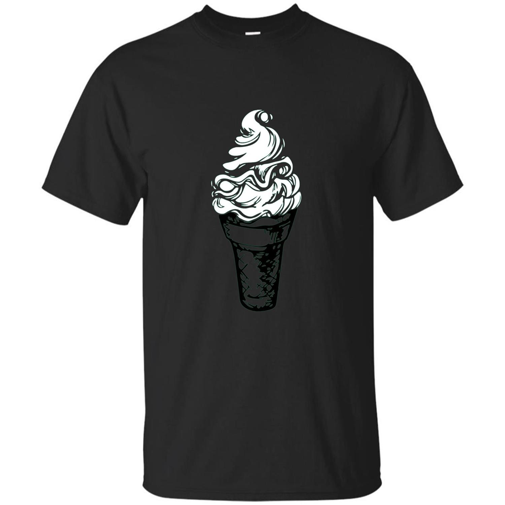Ice Cream Day T-Shirts Ice Cream Lovers Black