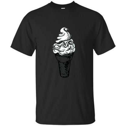 Ice Cream Day T-Shirts Ice Cream Lovers Black