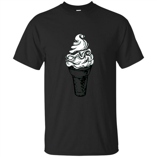 Ice Cream Day T-Shirts Ice Cream Lovers Black