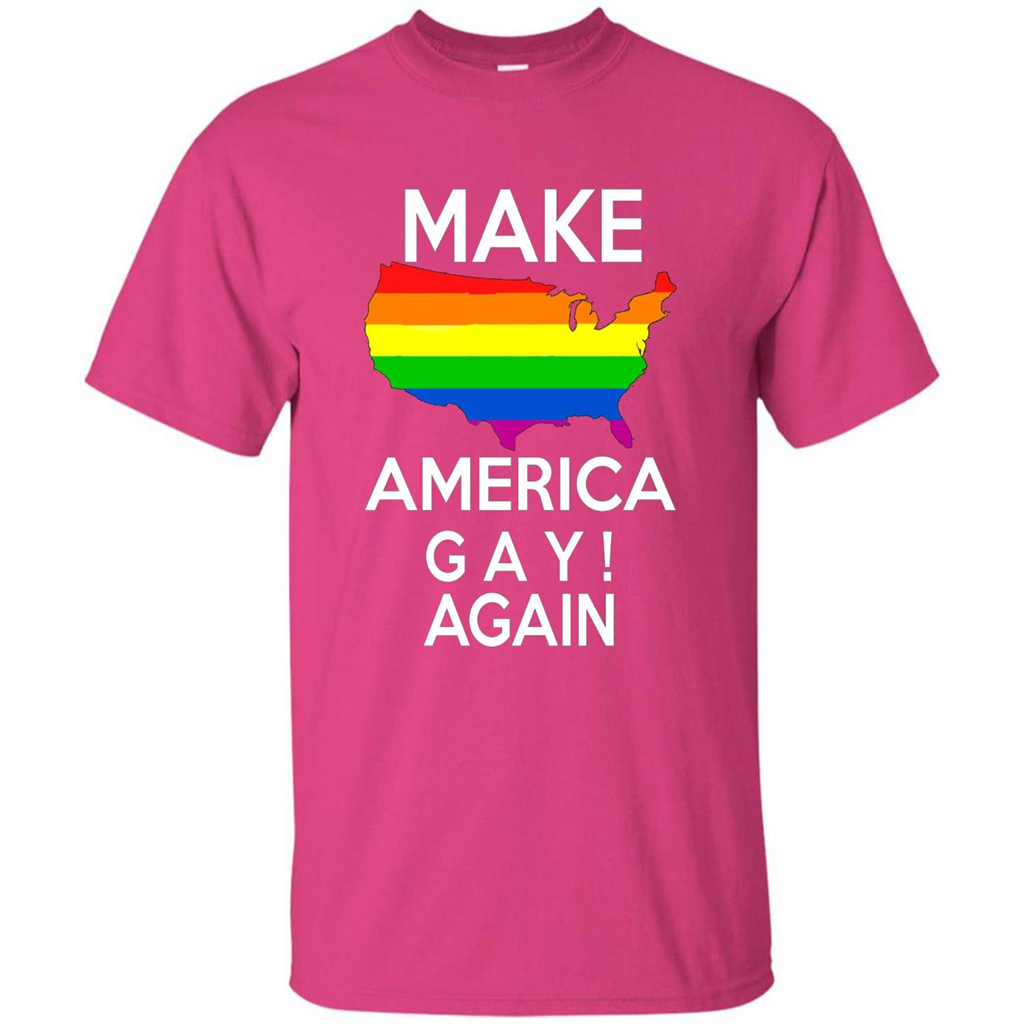 LGBT Pride T-shirt Make America Gay Again Tshirt Heliconia
