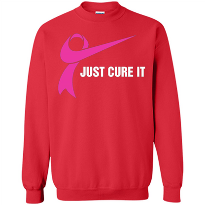 Breast Cancer Just Cure It T-Shirt Red