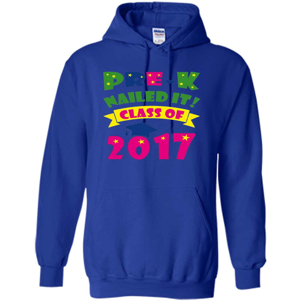 Pre-K Nailed It Class Of 2017 T-shirt Royal