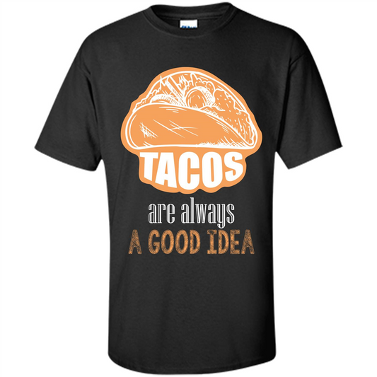 Tacos T-shirt are always a good idea Black