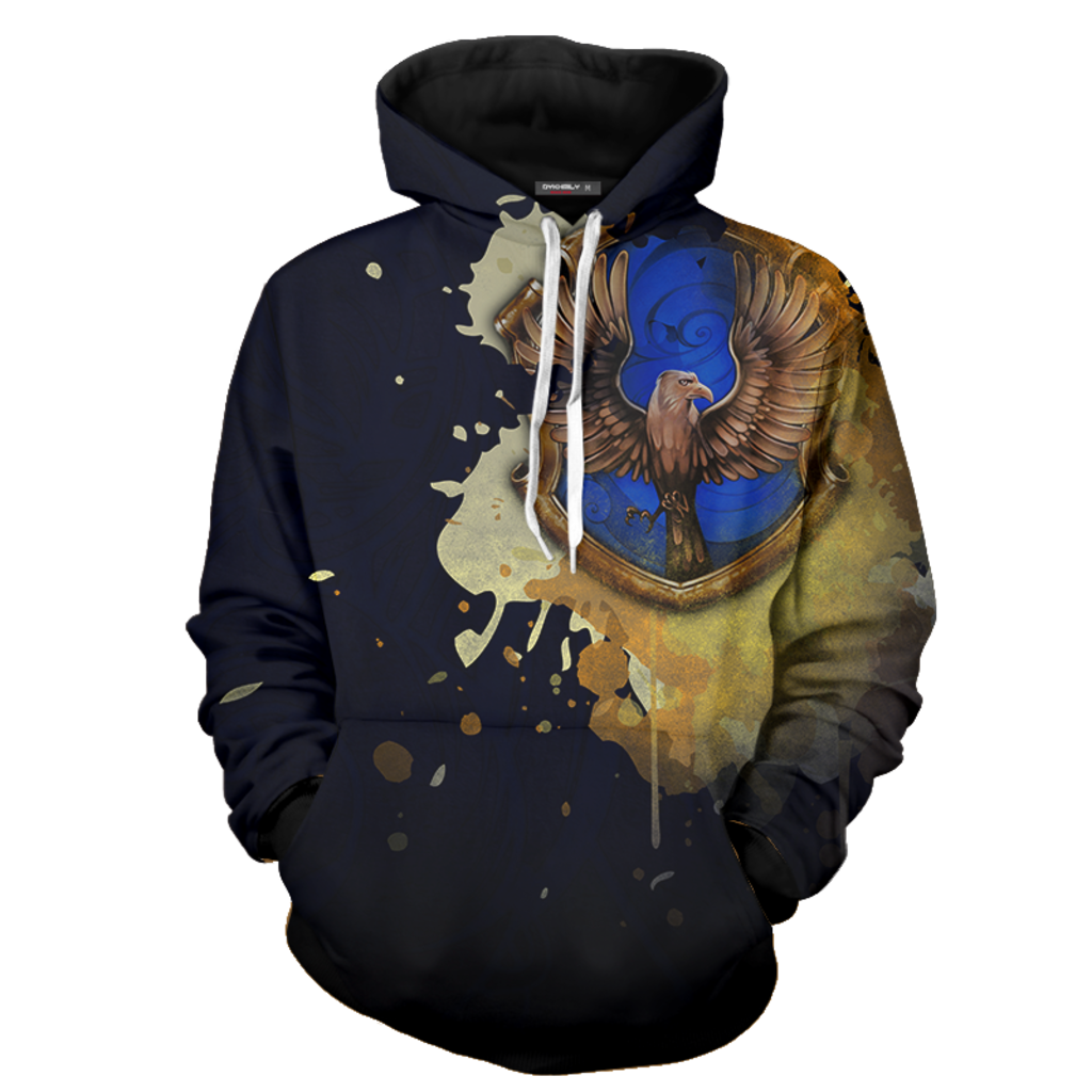 The Ravenclaw Eagle Hogwarts Harry Potter 3D Hoodie