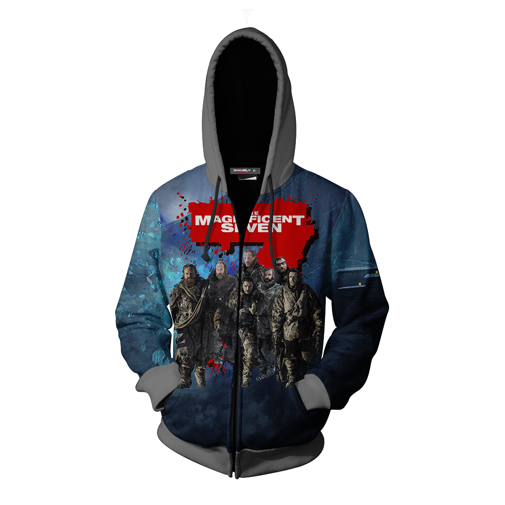 The Magnificent Seven Game Of Thrones Version Zip Up Hoodie