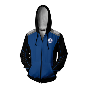 The Orville Ed Mercer Captain Cosplay Zip Up Hoodie Jacket