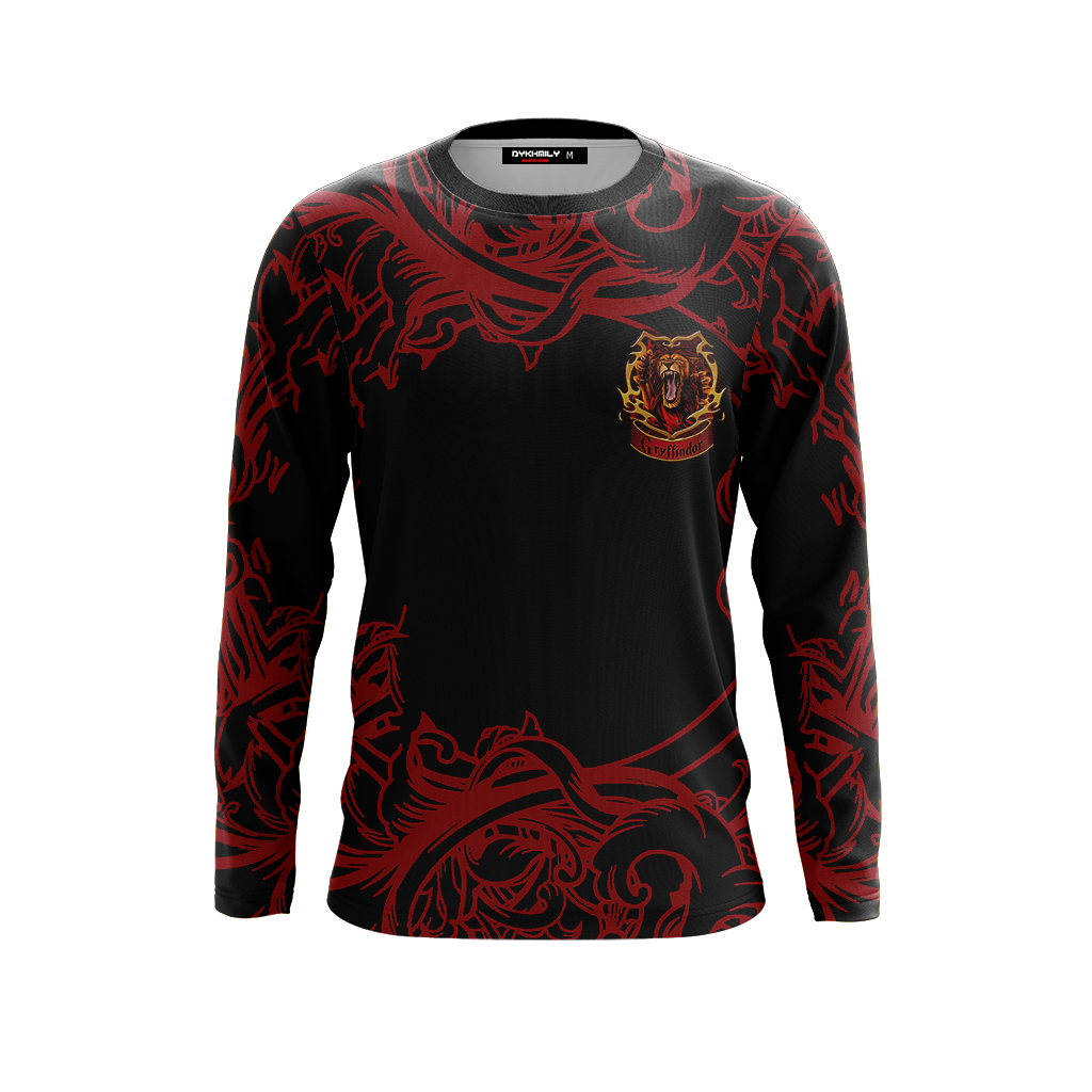 Brave Like A Gryffindor Harry Potter 3D Long Sleeve Shirt