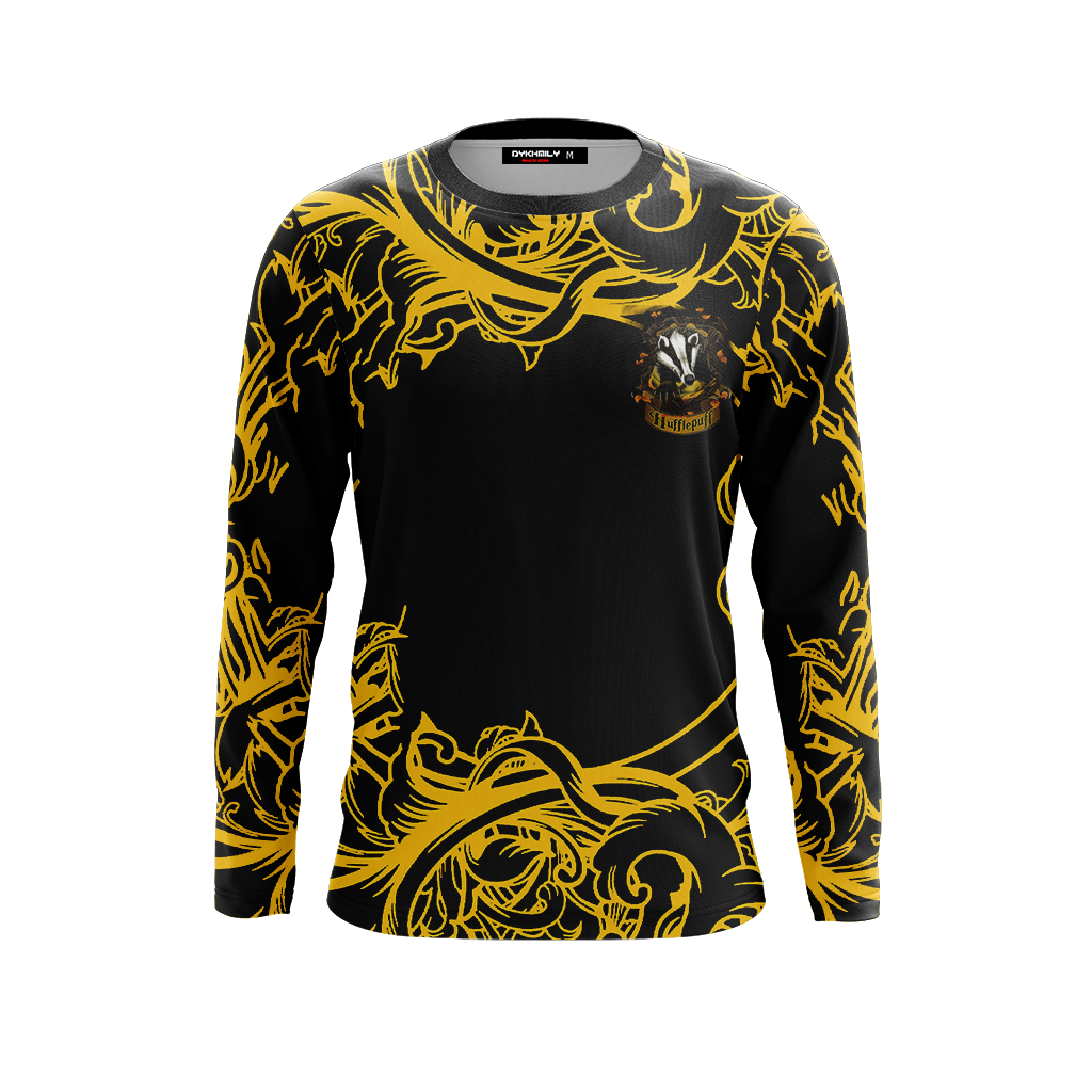 Hufflepuff Quidditch Team Est 1092 Harry Potter 3D Long Sleeve Shirt