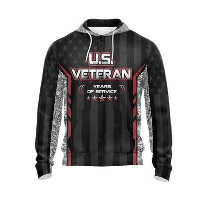 I Ain't Perfect But I Do Have A DD-214 For An Old Man That Close Enough Unisex 3D Zip Up Hoodie