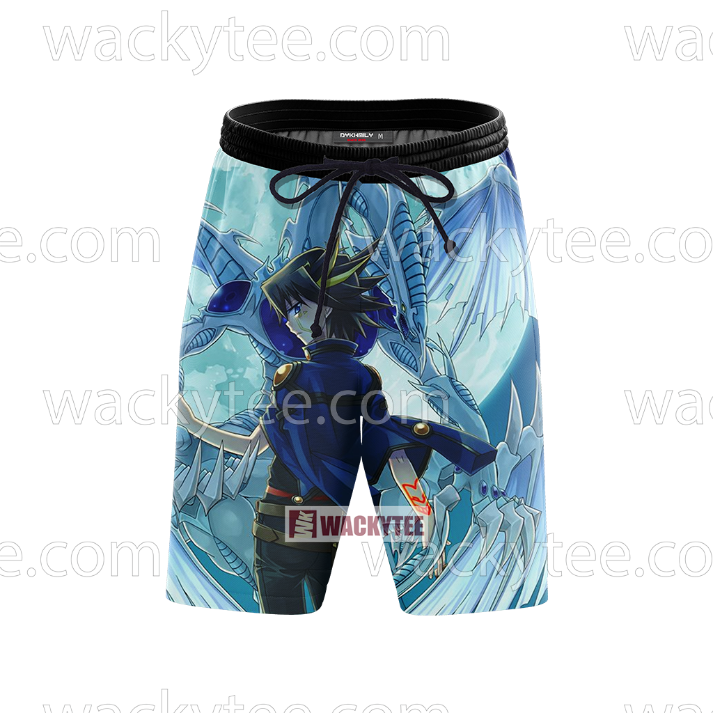 Yu-Gi-Oh! Yusei Fudo and Stardust Dragon Cosplay Beach Short