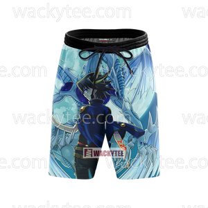 Yu-Gi-Oh! Yusei Fudo and Stardust Dragon Cosplay Beach Short