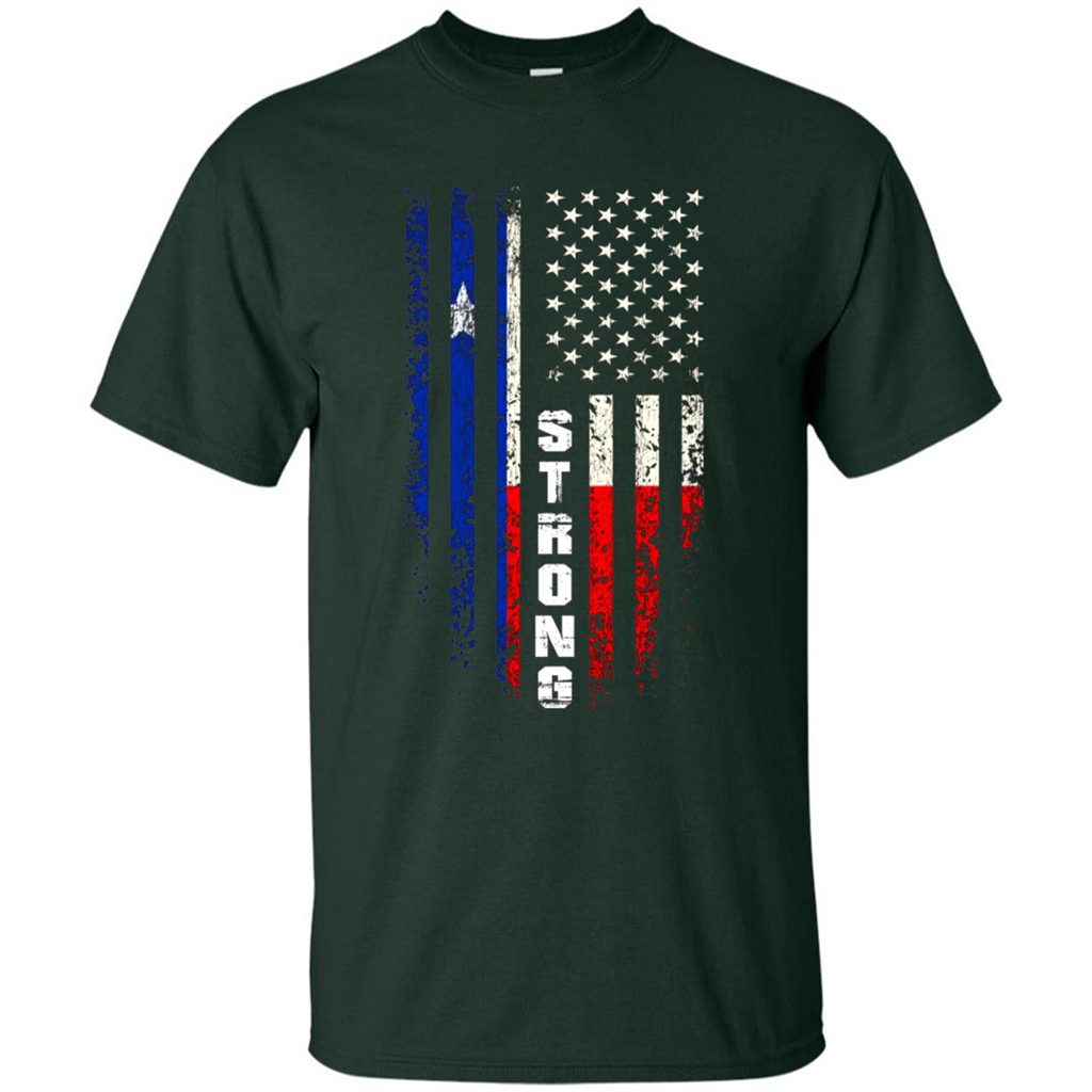 Texas Strong T-shirt Hurricane Harvey 2017 T-shirt Forest Green
