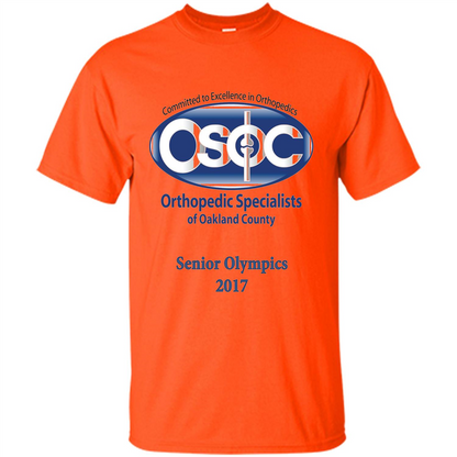 OSOC 9 Senior Olympics 2017 T-shirt Orange