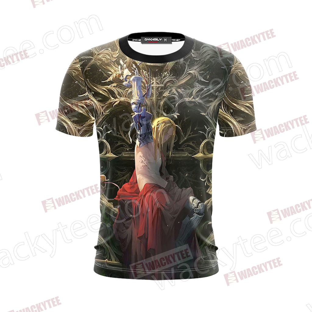 Fullmetal Alchemist Edward Elric Unisex 3D T-shirt