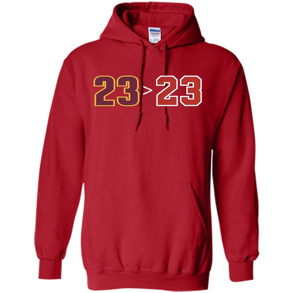 Basketball T-shirt 23 Is Greater Than 23 Red