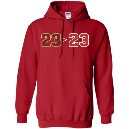 Basketball T-shirt 23 Is Greater Than 23 Red