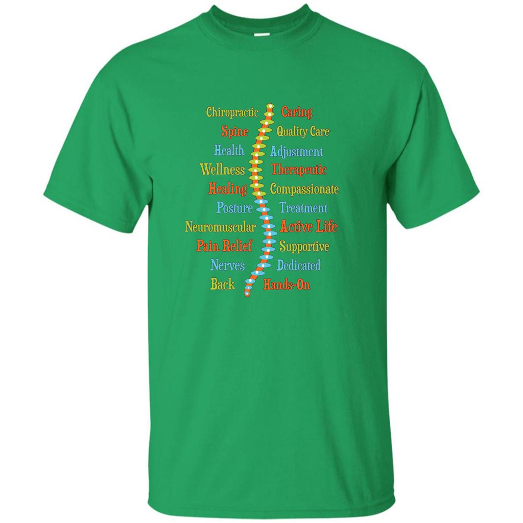 National Chiropractic Health Month Chiropracter T Shirt Irish Green