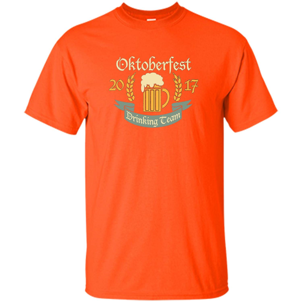 Oktoberfest Drinking Team 2017 T-shirt Orange