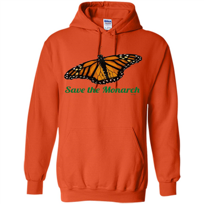 Save the Monarch Butterfly T-shirt Orange