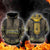 Firefighter Costume Cosplay 3D Hoodie