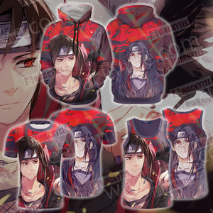 Naruto Uchiha Itachi New Look Unisex 3D T-shirt