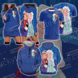 Frozen - Elsa And Anna 3D T-shirt