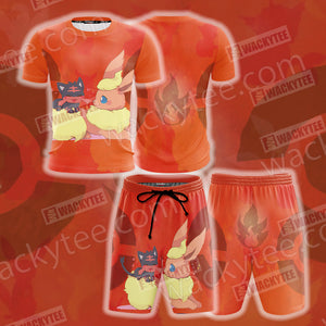 Pokemon - Flareon Unisex 3D T-shirt