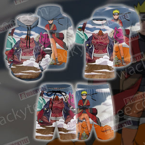 Naruto Naruto And Gamabunta 3D T-shirt