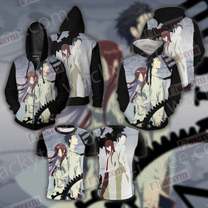 Steins;Gate - Okabe & Kurisu Unisex 3D Hoodie