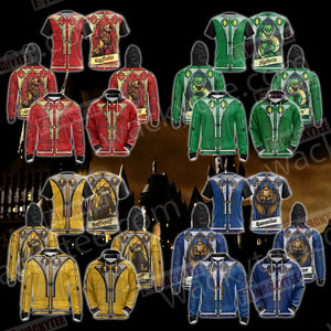 Harry Potter Hogwarts Hufflepuff House New Collection Unisex 3D Hoodie