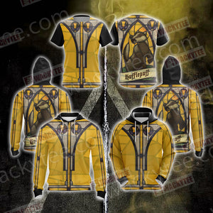 Harry Potter Hogwarts Hufflepuff House New Collection Unisex 3D Hoodie