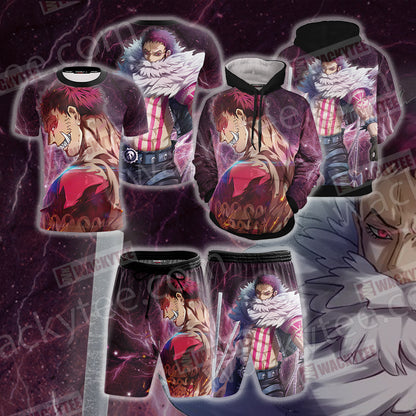 One Piece Charlotte Katakuri Beach Shorts