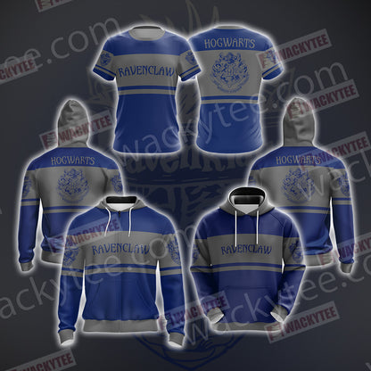 Harry Potter - Ravenclaw House Wacky New Style Unisex 3D Zip Up Hoodie