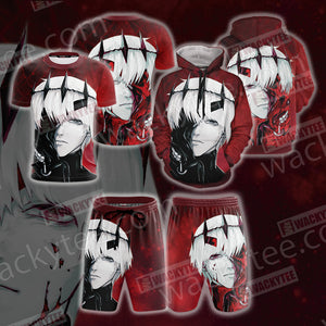 Tokyo Ghoul Kaneki Ken New Look Unisex 3D Hoodie