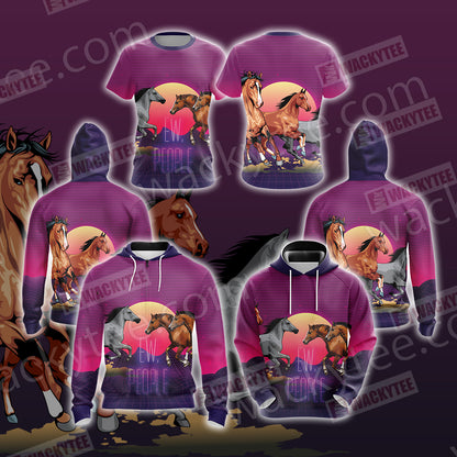 Horse Ew People Unisex 3D T-shirt
