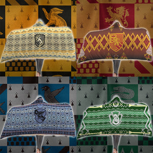 The Brave Gryffindor Harry Potter 3D Hooded Blanket