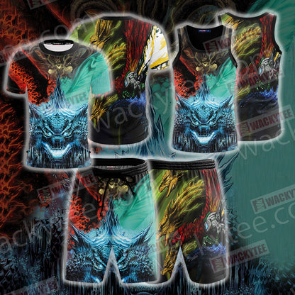 Godzilla King Of The Monsters New Unisex 3D T-shirt