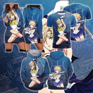 Sailor Moon Sailor Uranus 3D Hoodie Dress