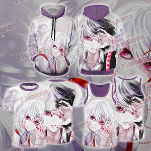 Tokyo Ghoul Suzuya Juuzou Unisex 3D Hoodie