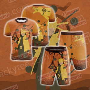 Naruto Uzumaki Naruto Konoha Unisex 3D Beach Shorts