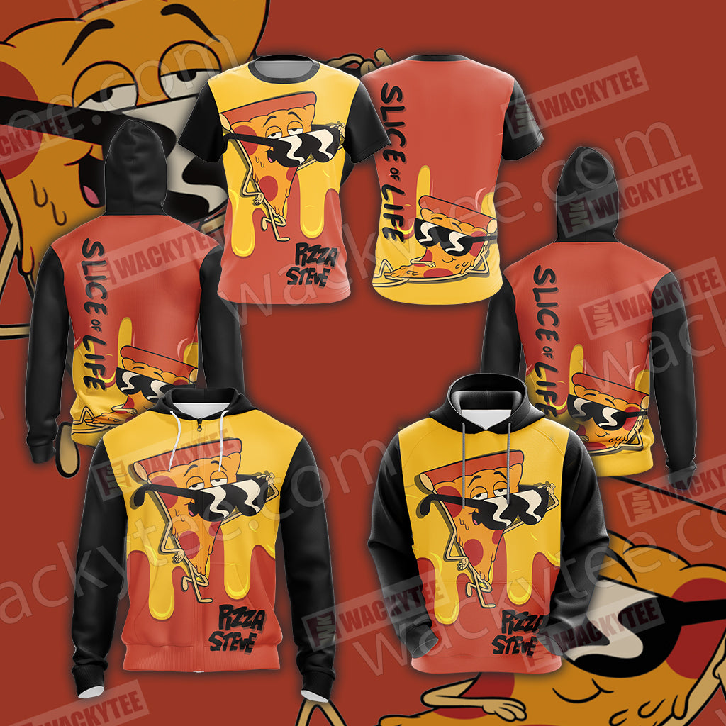 Pizza Slice Of Life Unisex 3D T-shirt