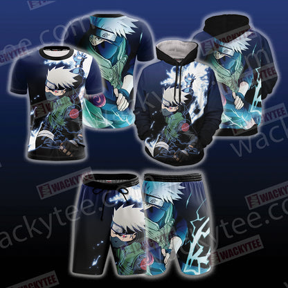 Naruto Kakashi 3D Beach Shorts