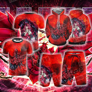 Yu Gi Oh! Izayoi Aki And Black Rose Dragon Unisex 3D T-shirt
