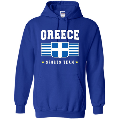 GREECE T-shirt Greek Flag T-shirt Sports Team Royal