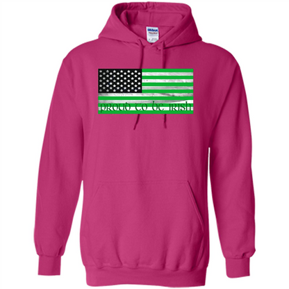 Proud To Be Irish T-shirt USA Flag Patriot