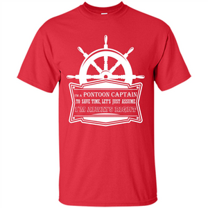 I'm A Pontoon Captain T-shirt