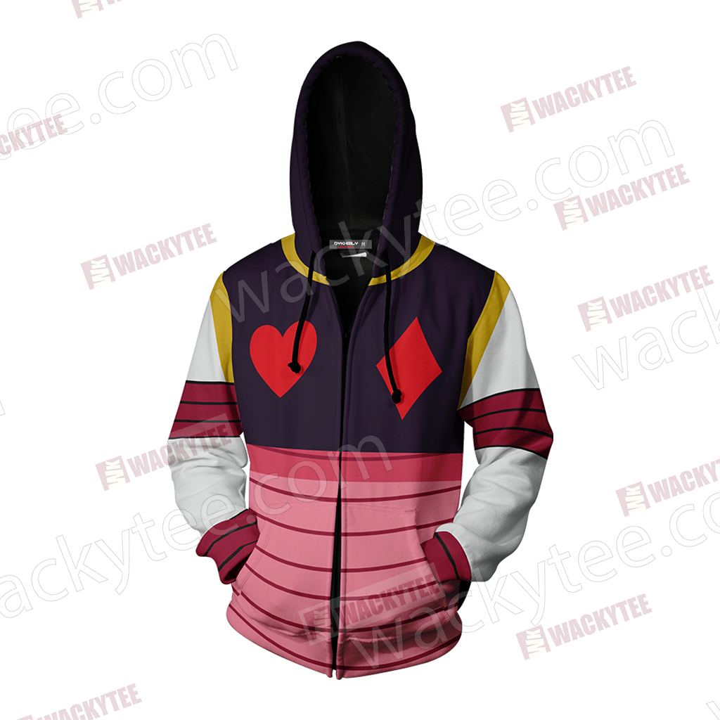 Hunter x Hunter Hisoka Cosplay Zip Up Hoodie Jacket