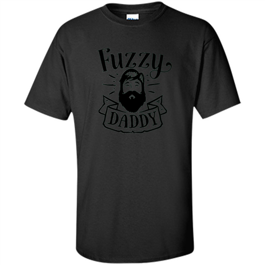 Fathers Day T-shirt Fuzzy Daddy Black