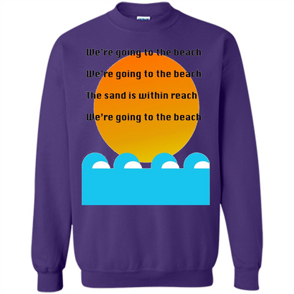 Summer T-shirt We're Going To The Beach T-shirt Orange
